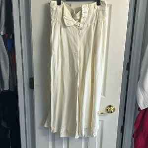 Linen capris from Anthropology